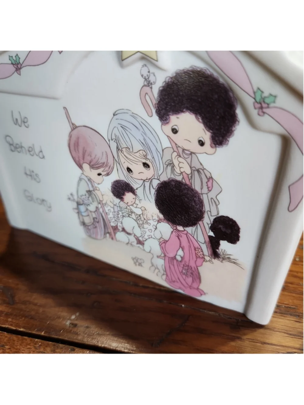 Precious Moments Nativity Music Box Oh Come All Ye Faithful